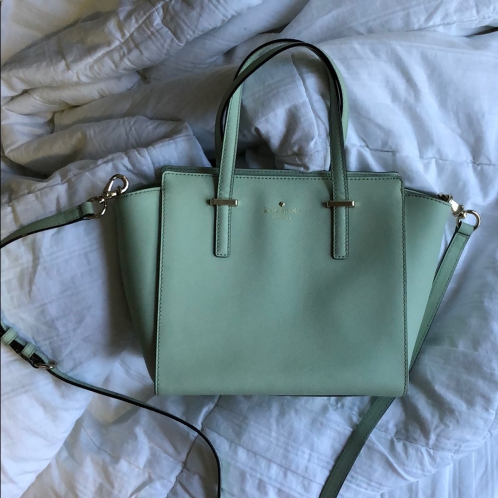 Mint green Kate Spade purse